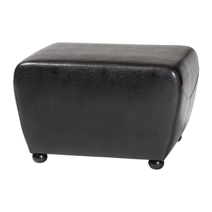 Baxton Studio - Ottoman in Black - Y-051-023-black view 1