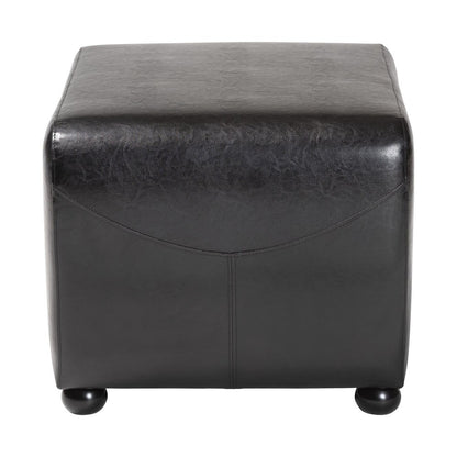 Baxton Studio - Ottoman in Black - Y-051-023-black view 3