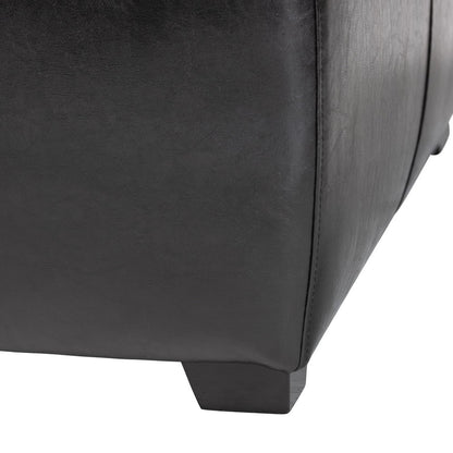 Baxton Studio - Ottoman in Black - Y-052-023-black view 4