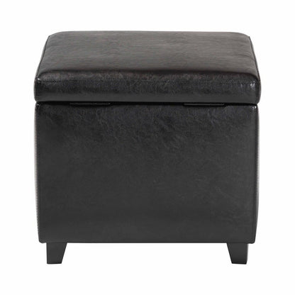 Baxton Studio - Ottoman in Black - Y-162-023-black view 4