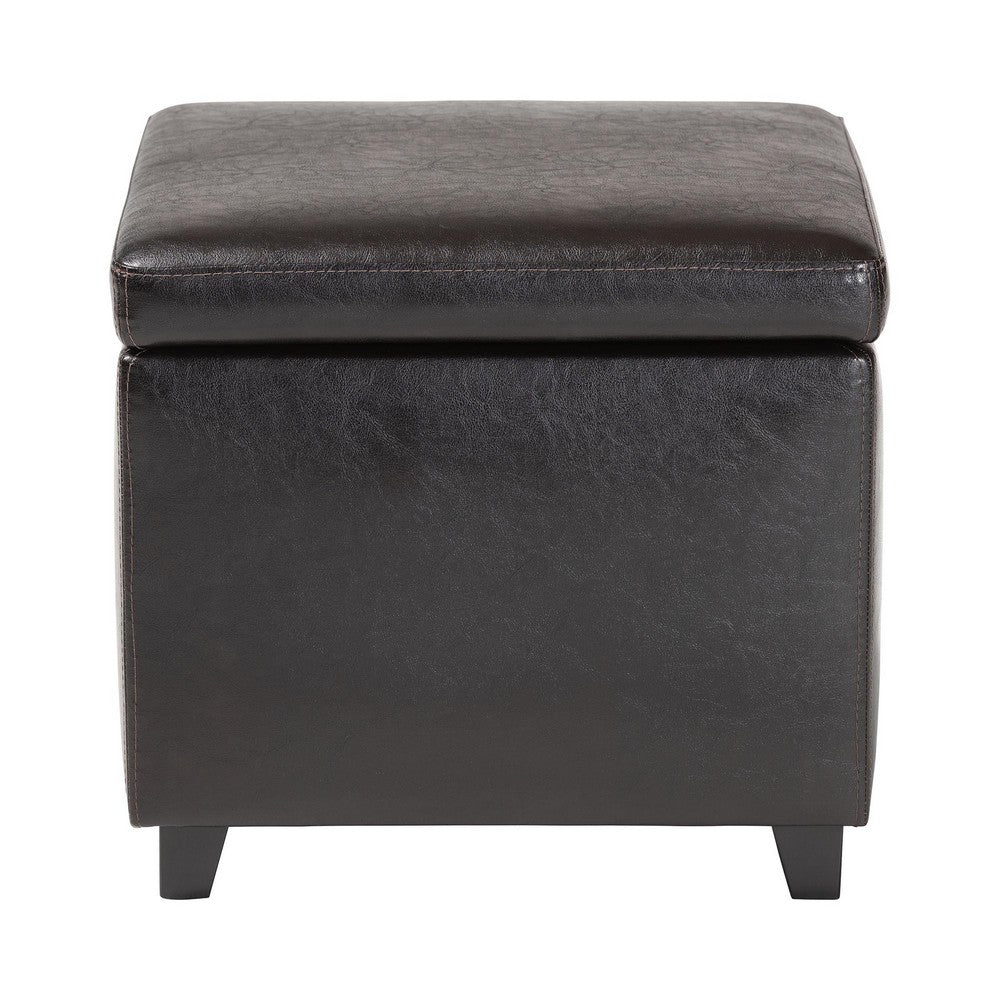 Baxton Studio - Ottoman in Dark Brown - Y-162-001-dark brown view 3