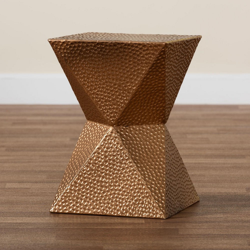 Baxton Studio - Pacey End Table in Bronze - H01-123218-Bronze/Metal-Side Table view 7