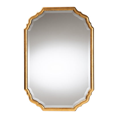 Baxton Studio - Pacino Mirror in Antique Goldleaf - RXW-10957-Wall Mirror view 1