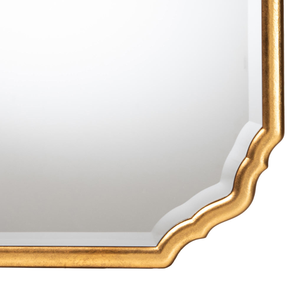 Baxton Studio - Pacino Mirror in Antique Goldleaf - RXW-10957-Wall Mirror view 3