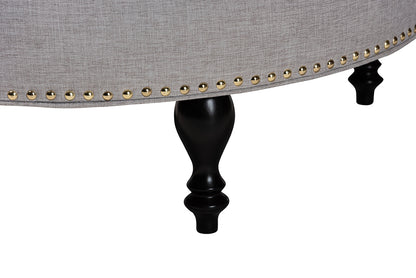 Baxton Studio - Palfrey Ottoman in Beige - 531-Beige-OTTO view 8