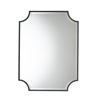 Baxton Studio - Parcenet Mirror in Black - RXW-10148 view 1