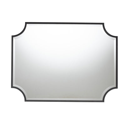 Baxton Studio - Parcenet Mirror in Black - RXW-10148 view 2