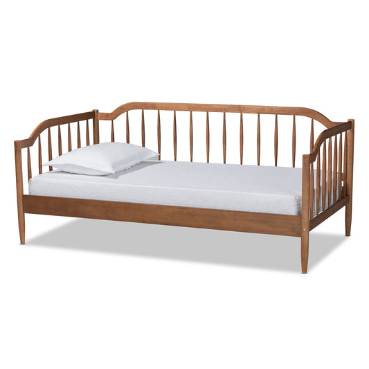 Baxton Studio - Parson Twin Size Daybed in Walnut Brown - MG0073-1-Walnut-Daybed view 1