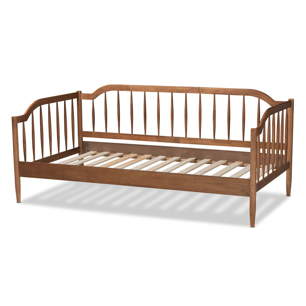 Baxton Studio - Parson Twin Size Daybed in Walnut Brown - MG0073-1-Walnut-Daybed view 3