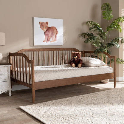 Baxton Studio - Parson Twin Size Daybed in Walnut Brown - MG0073-1-Walnut-Daybed view 7