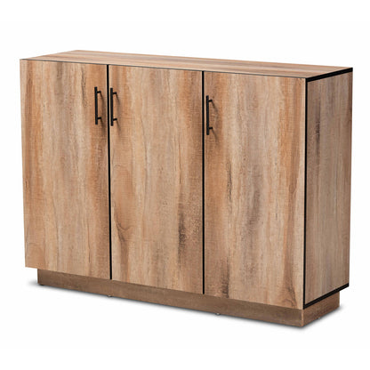 Baxton Studio - Patton Sideboard in Natural Oak - MPC8016-Natural-Sideboard view 1
