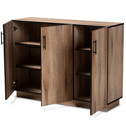 Baxton Studio - Patton Sideboard in Natural Oak - MPC8016-Natural-Sideboard view 2