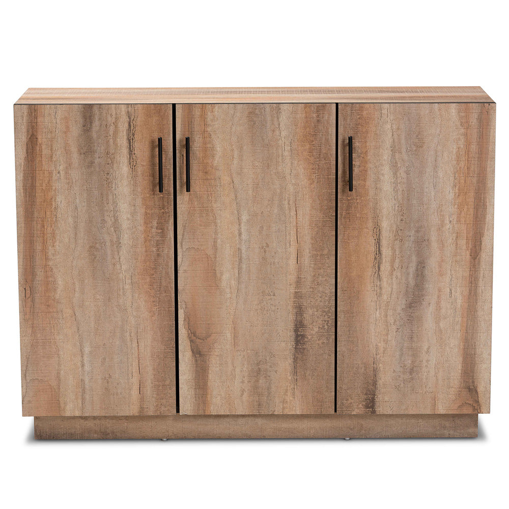 Baxton Studio - Patton Sideboard in Natural Oak - MPC8016-Natural-Sideboard view 3