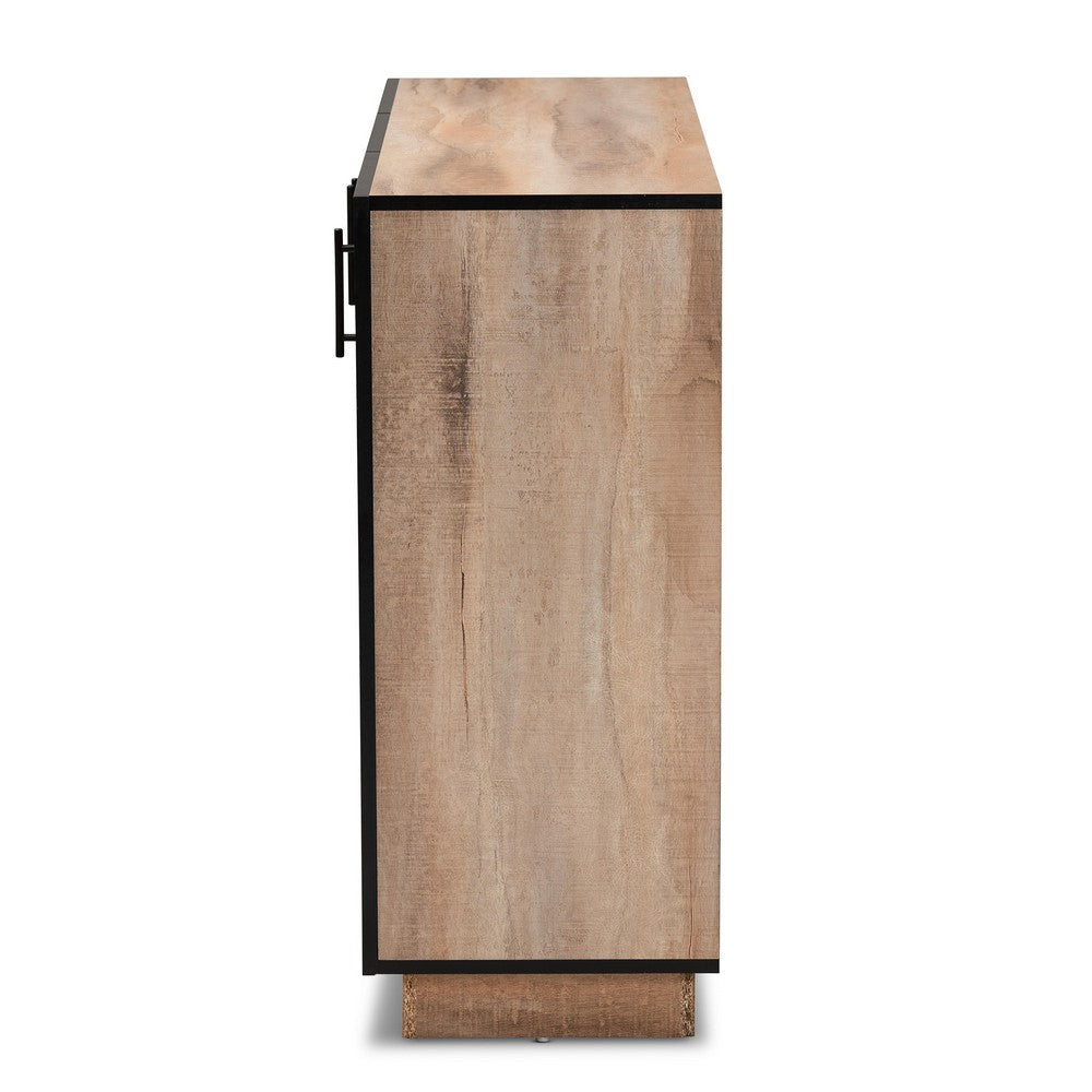 Baxton Studio - Patton Sideboard in Natural Oak - MPC8016-Natural-Sideboard view 4