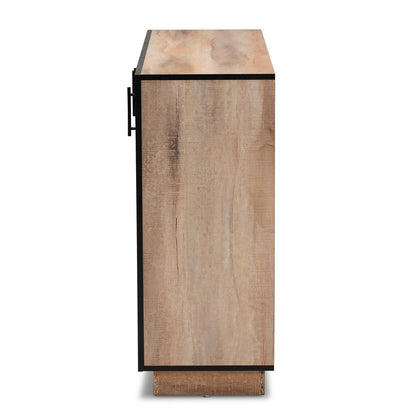 Baxton Studio - Patton Sideboard in Natural Oak - MPC8016-Natural-Sideboard view 4