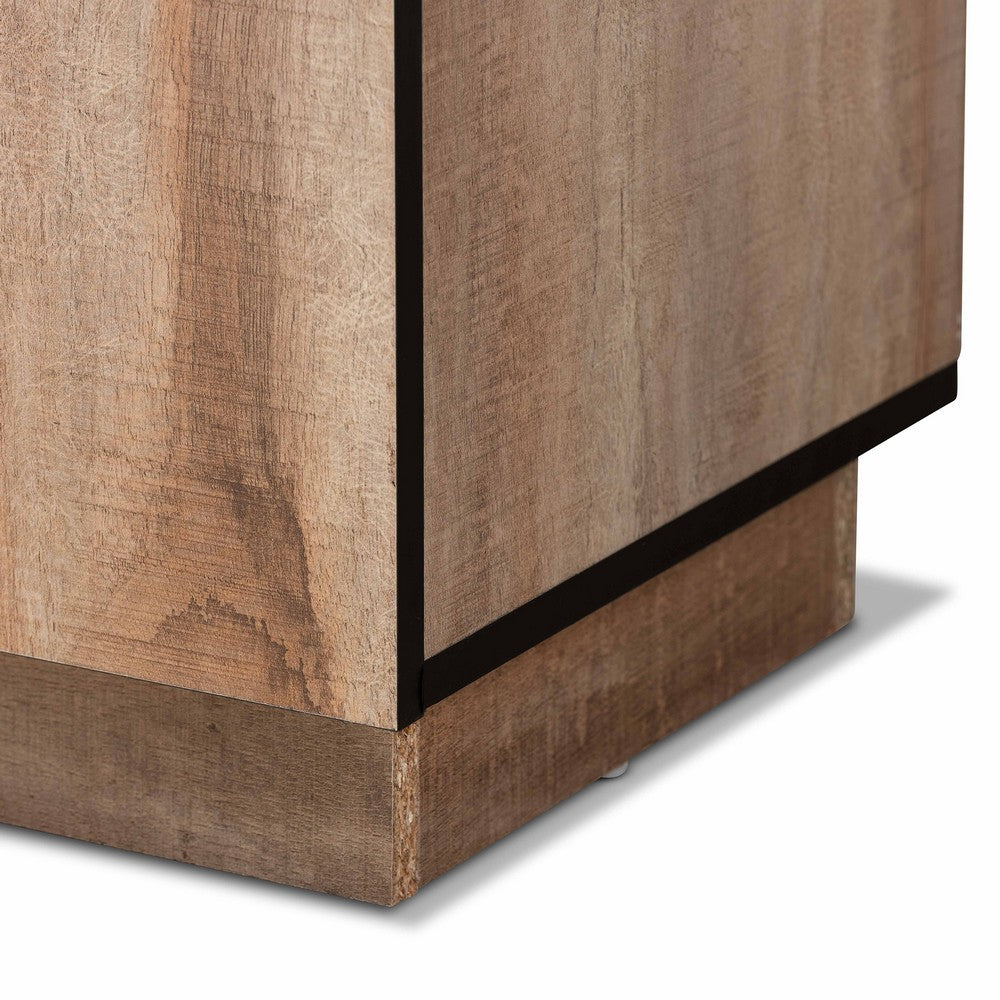 Baxton Studio - Patton Sideboard in Natural Oak - MPC8016-Natural-Sideboard view 6