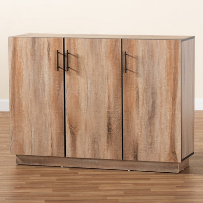 Baxton Studio - Patton Sideboard in Natural Oak - MPC8016-Natural-Sideboard view 8