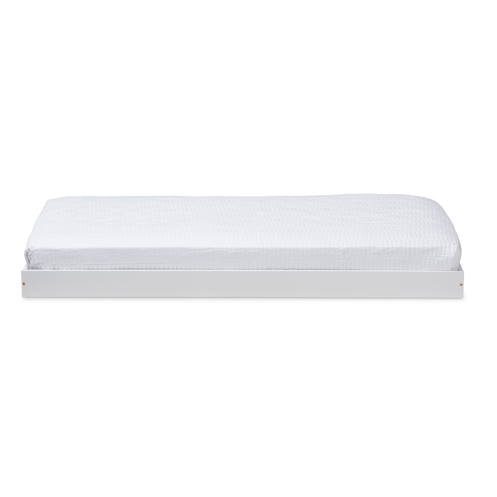Baxton Studio - Payton Trundle in White - HT-White-Trundle view 2