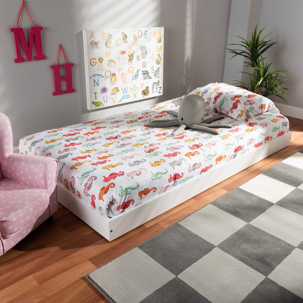 Baxton Studio - Payton Trundle in White - HT-White-Trundle view 4