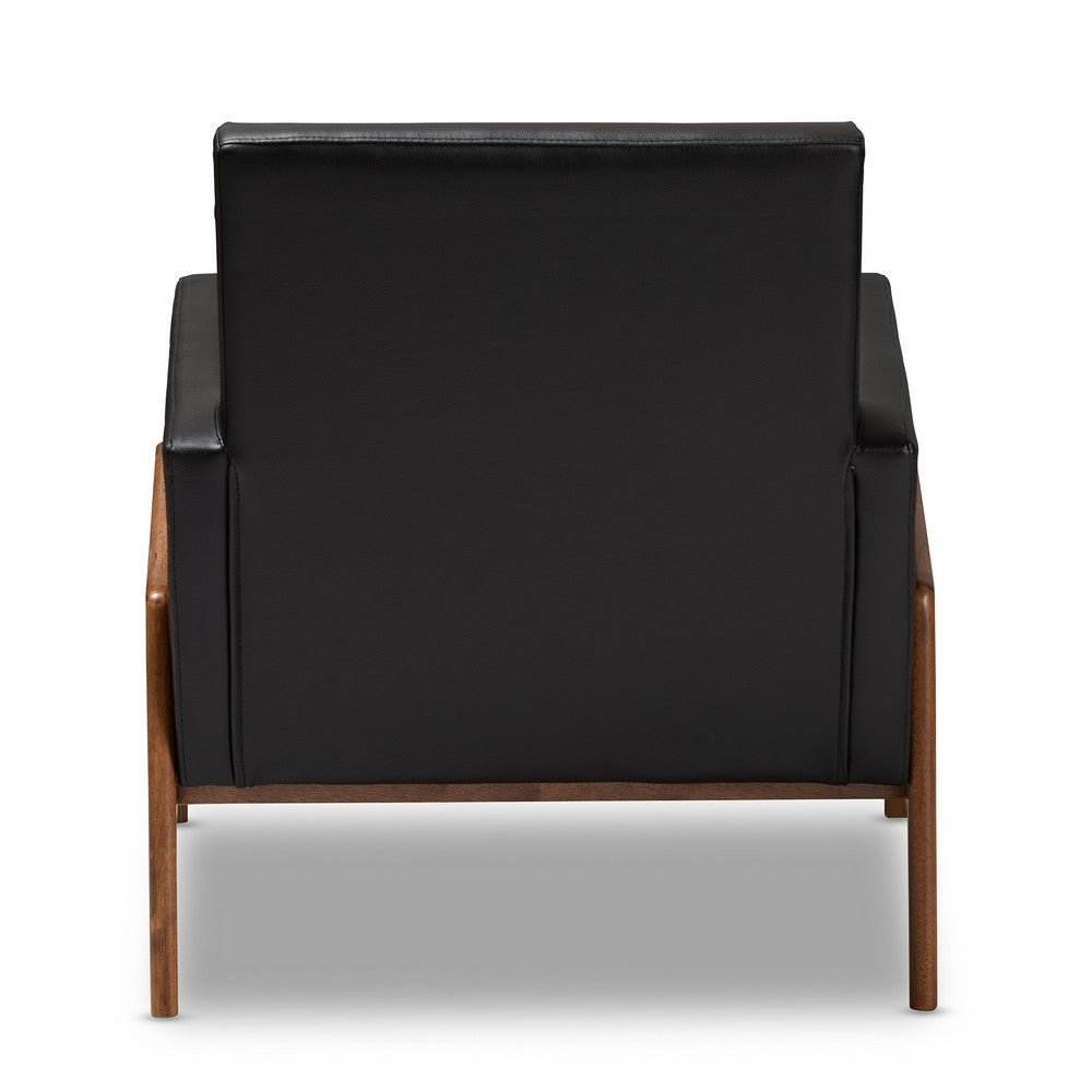 Baxton Studio - Perris Living Room Chair in Black - BBT8042-Black-CC view 4