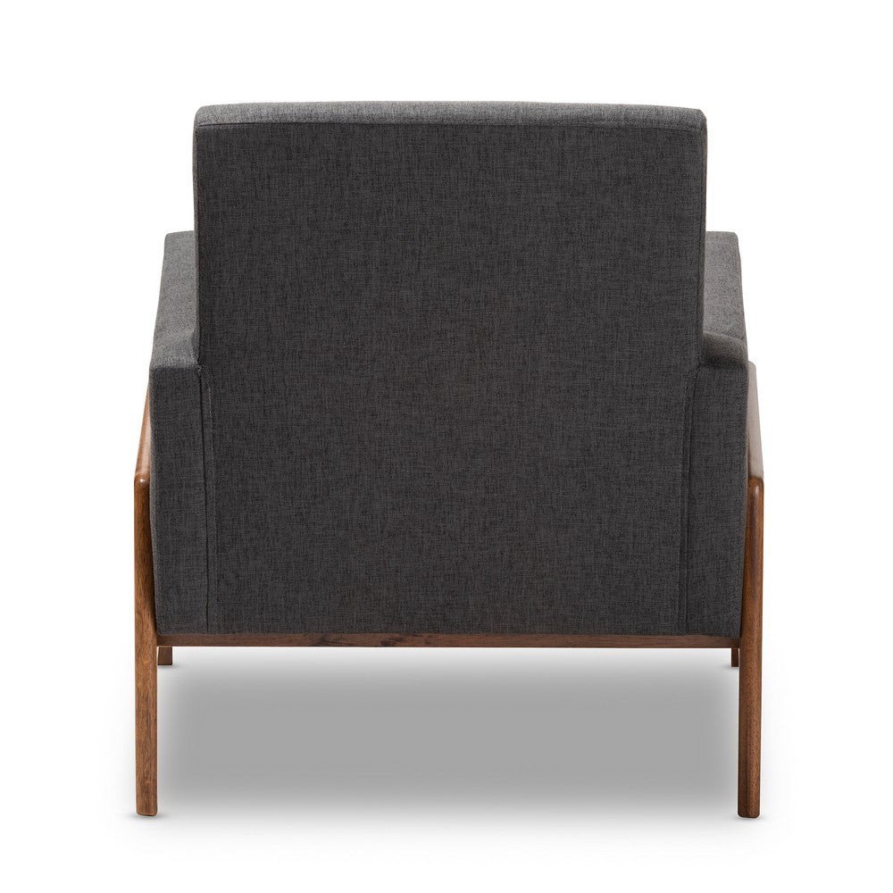 Baxton Studio - Perris Living Room Chair in Dark Grey - BBT8042-Dark Grey-CC view 4
