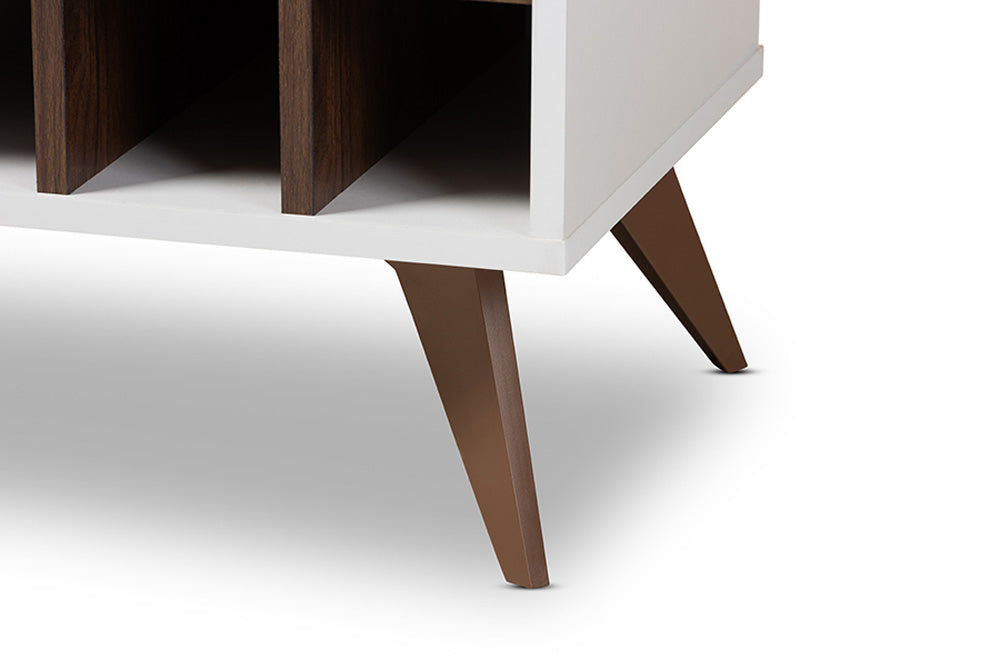 Baxton Studio - Pietro Wine Cabinet - SEWC160071WI-White/Columbia view 7