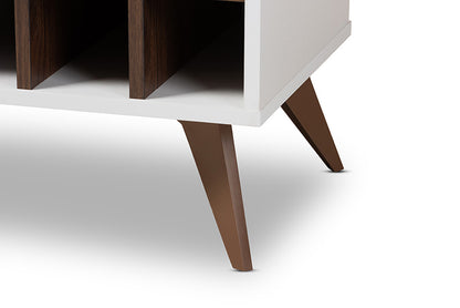 Baxton Studio - Pietro Wine Cabinet - SEWC160071WI-White/Columbia view 7