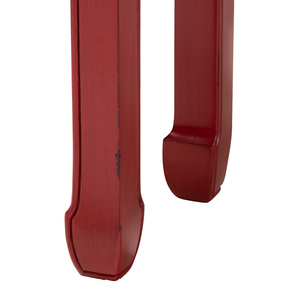 Baxton Studio - Pomme Console Table in Red - MIN18-Red-ST view 8