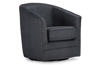 Baxton Studio - Porter Living Room Chair - DB-182-gray view 1