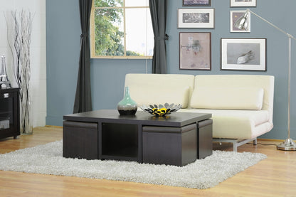 Baxton Studio - Prescott Dining Set in Dark Brown - CT-1190-CTS-1190 view 3