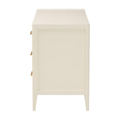 Baxton Studio - Primrose Dresser in Ivory - SW8000-66D6D-6DW-Ivory-Dresser view 4