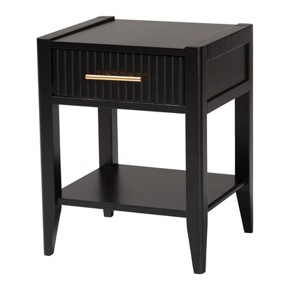 Baxton Studio - Primrose King Bedroom Set in Black - SW8596-Black-4PC King Bedroom Set view 4