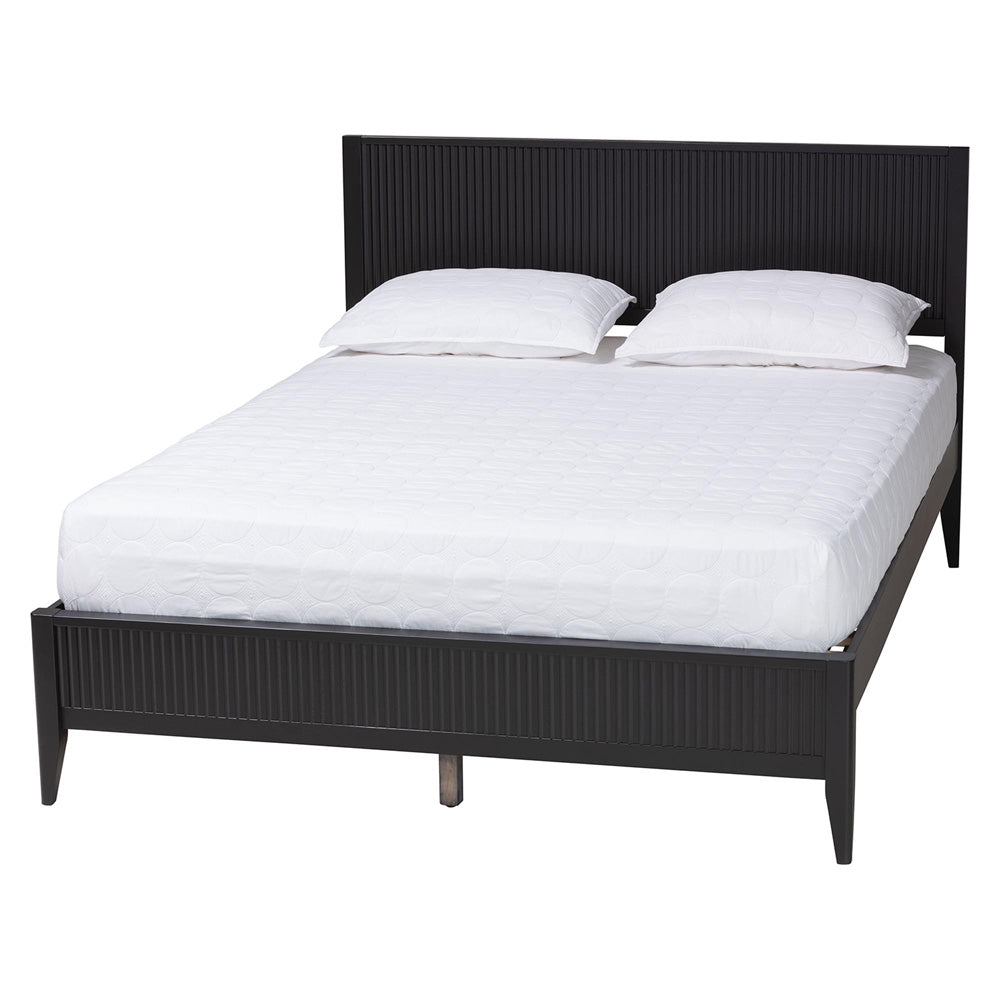 Baxton Studio - Primrose King Size Bed in Black - SW8596-Black-King view 1