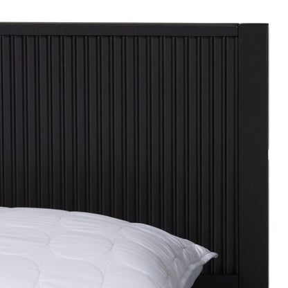 Baxton Studio - Primrose King Size Bed in Black - SW8596-Black-King view 4