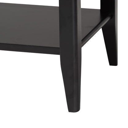 Baxton Studio - Primrose Nightstand in Black - SW8000-66NS-Black-NS view 6
