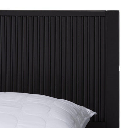 Baxton Studio - Primrose Queen Size Bed in Black - SW8596-Black-Queen view 4