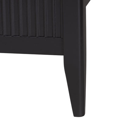 Baxton Studio - Primrose Queen Size Bed in Black - SW8596-Black-Queen view 5