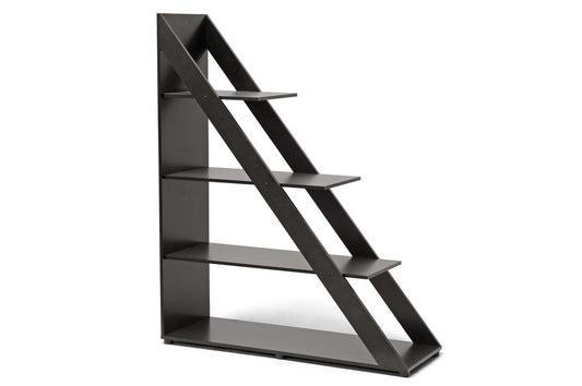 Baxton Studio - Psinta Shelf in Dark Brown - IS-2 view 1