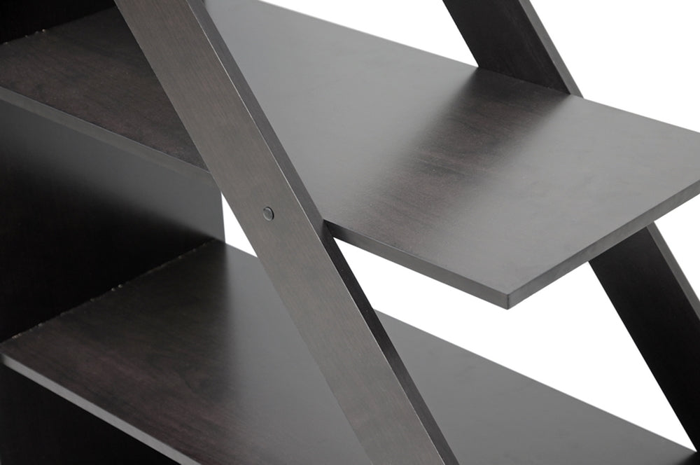 Baxton Studio - Psinta Shelf in Dark Brown - IS-2 view 3