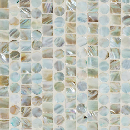 Baxton Studio - Quintus Storage Cabinet in Mosaic Multicolor/White/Gold - F232-FT53-Cabinet view 7