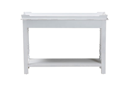 Baxton Studio - Rafferty Console Table - JY24B280-White-Wooden-Console Table view 4