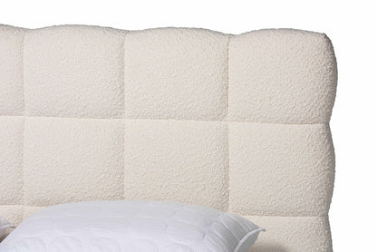 Baxton Studio - Ralayna Queen Size Bed - BBT61168 A1-Ivory-Queen view 4