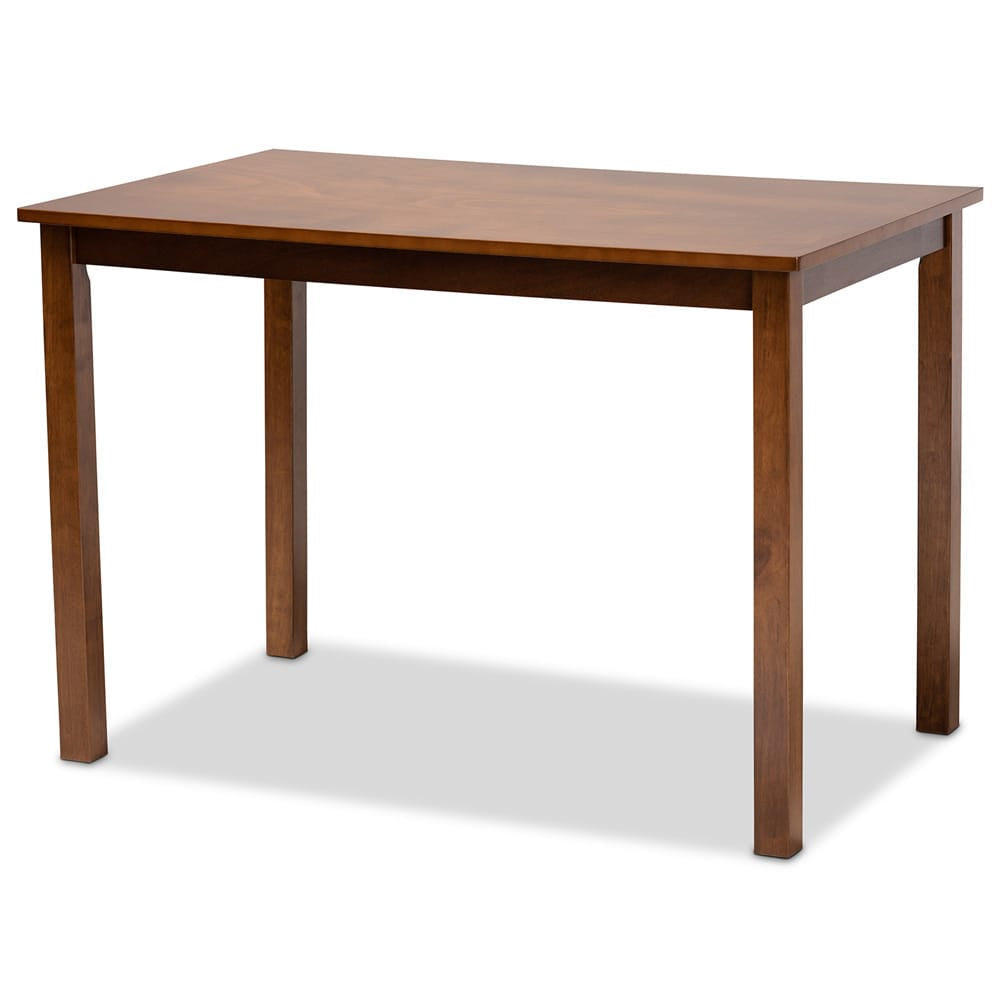 Baxton Studio - Ramiro Dining Set in Grey/Walnut Brown - RH336C-Grey/Walnut-5PC Dining Set view 3