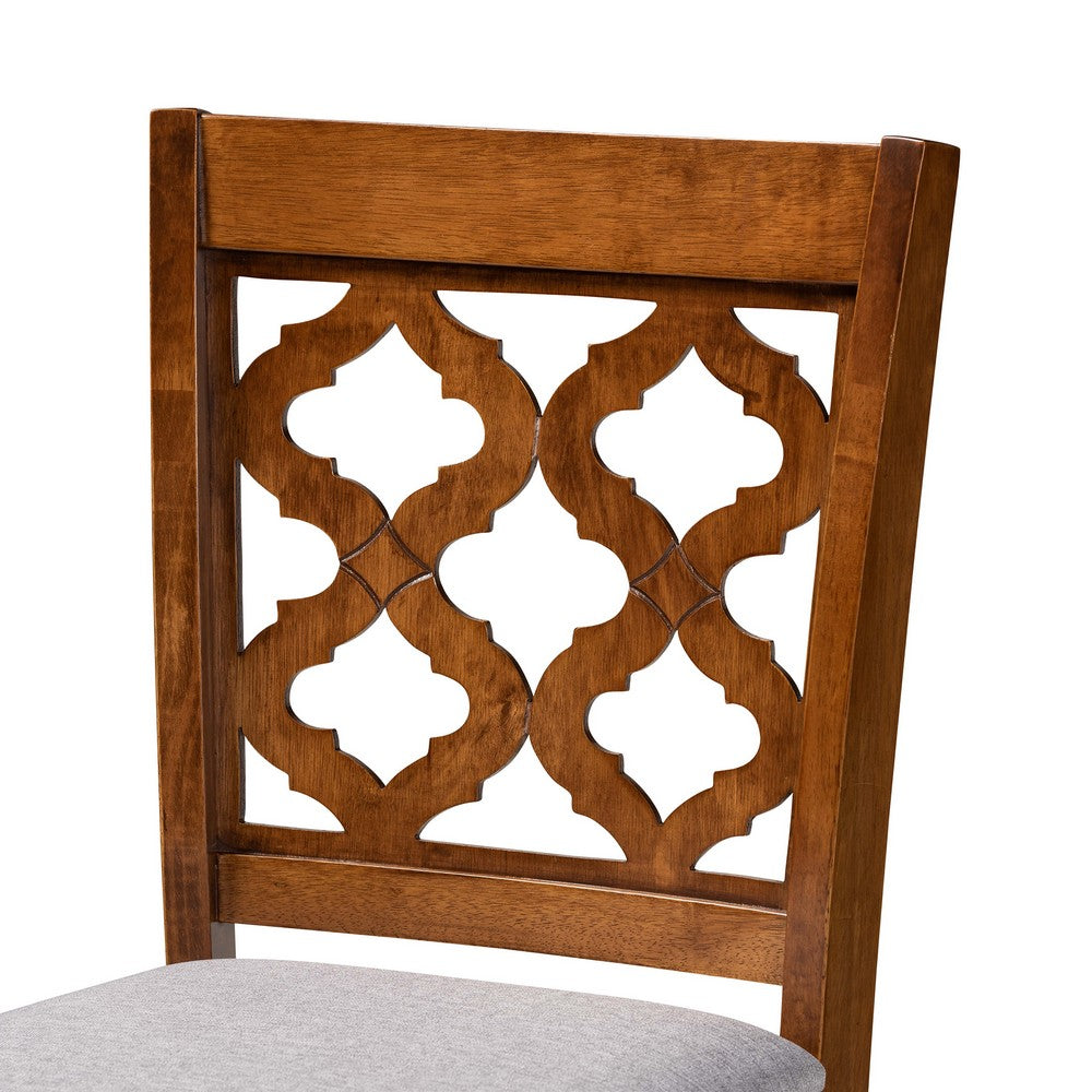 Baxton Studio - Ramiro Set of 2 Counter Stools in Grey/Walnut Brown - RH336P-Grey/Walnut-PC view 4