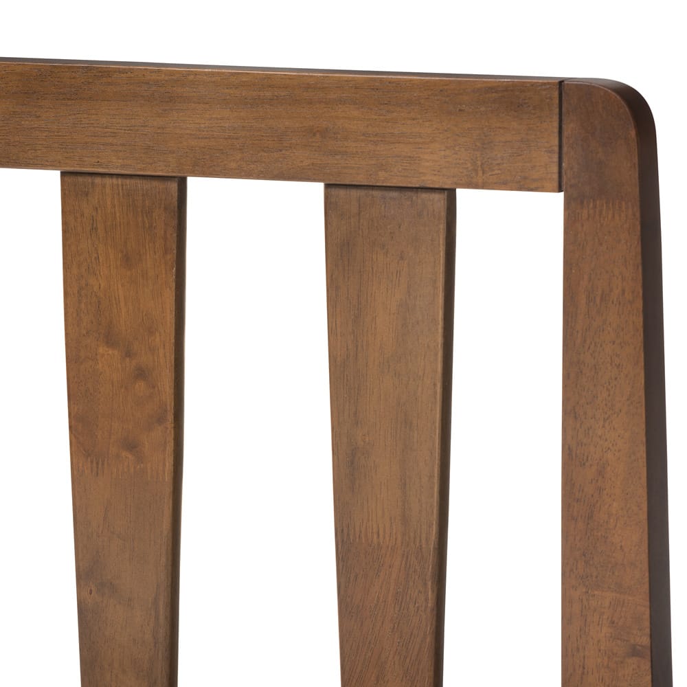 Baxton Studio - Raurey Queen Size Bed in Walnut Brown - MG5110-Walnut-Queen view 6