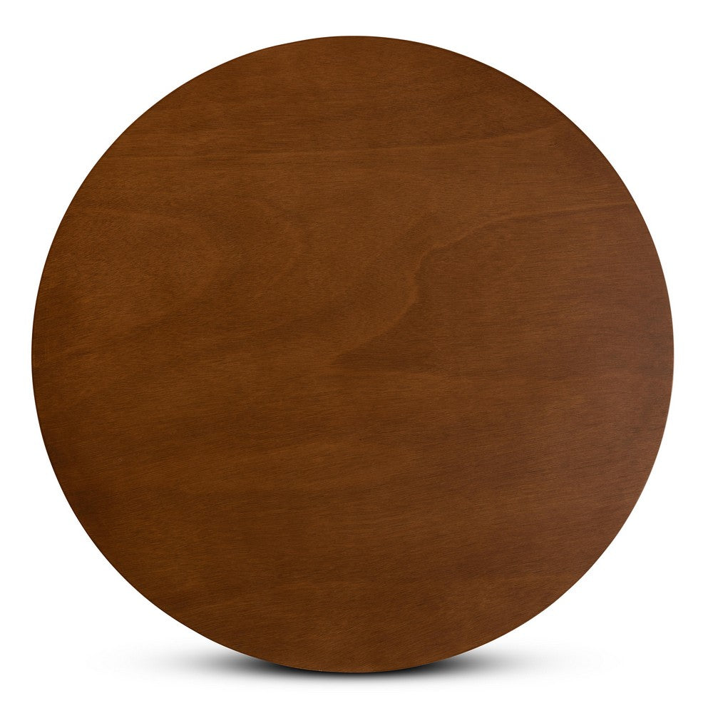 Baxton Studio - Rava Dining Set in Walnut Brown - Rava-Walnut-5PC Dining Set view 4