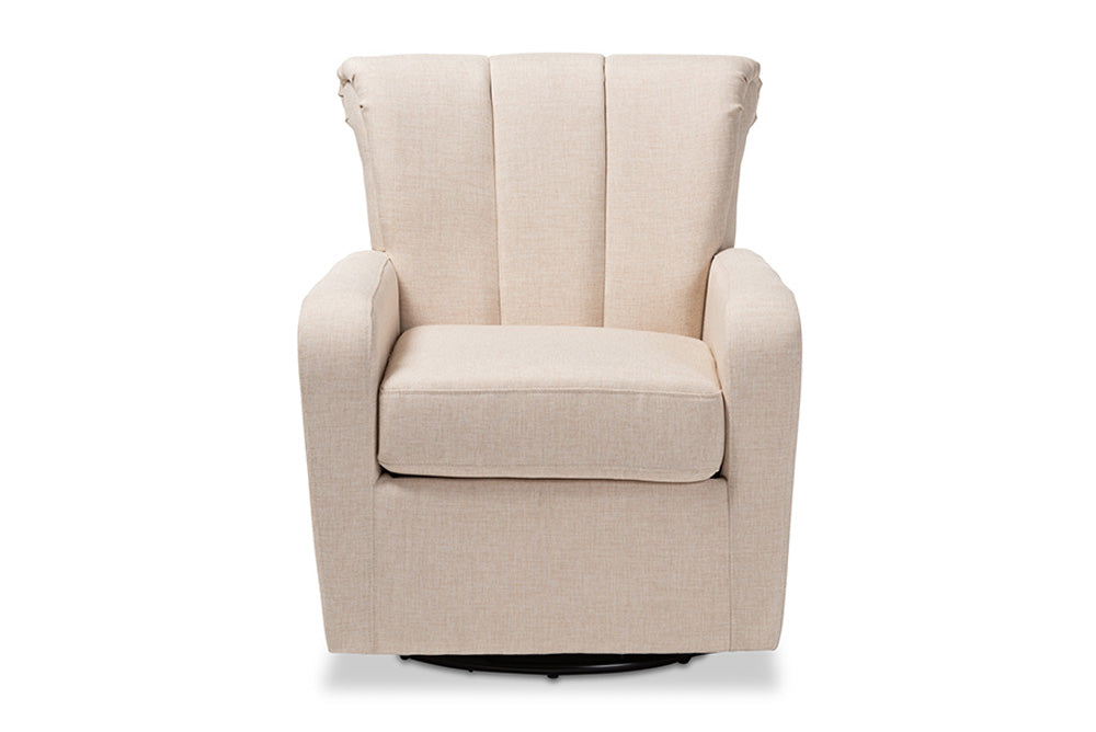 Baxton Studio - Rayner Chair - TSF7715-Beige-CC view 2