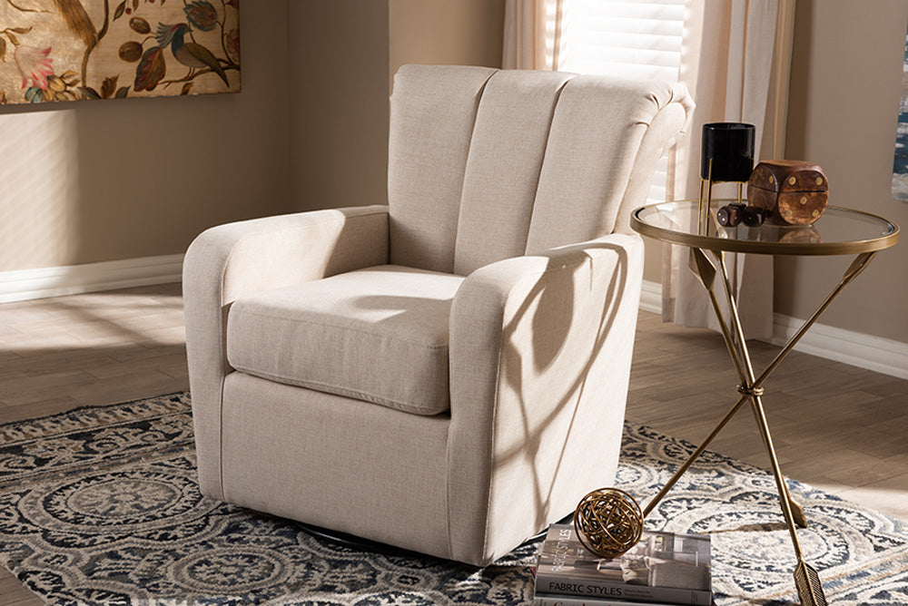 Baxton Studio - Rayner Chair - TSF7715-Beige-CC view 5