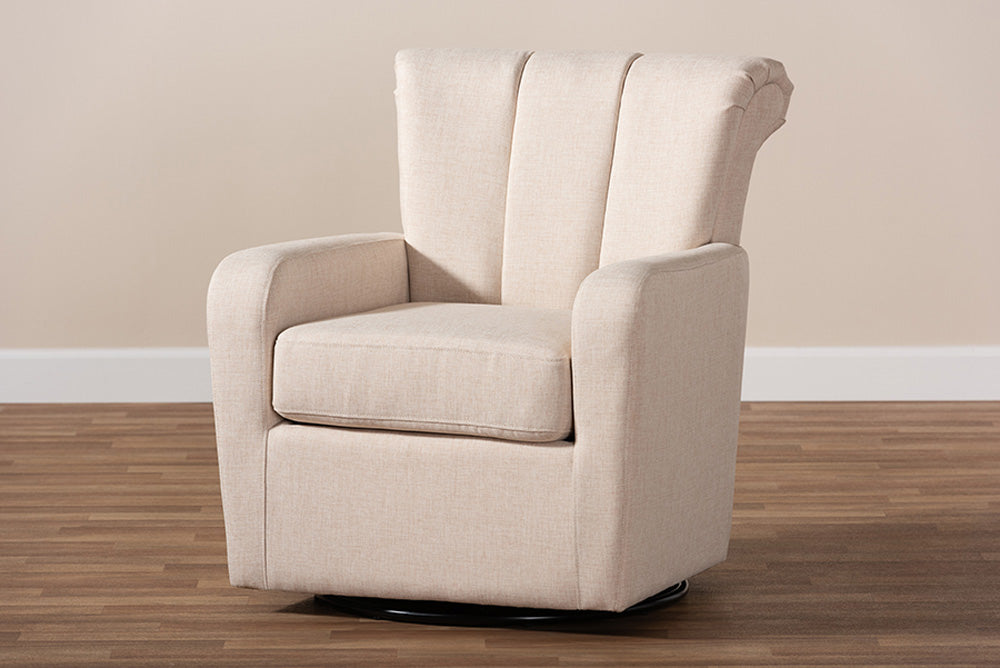 Baxton Studio - Rayner Chair - TSF7715-Beige-CC view 7