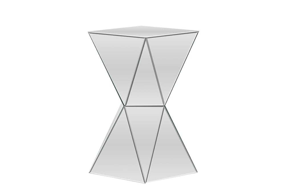 Baxton Studio - Rebecca End Table in Silver - RS1764 view 1